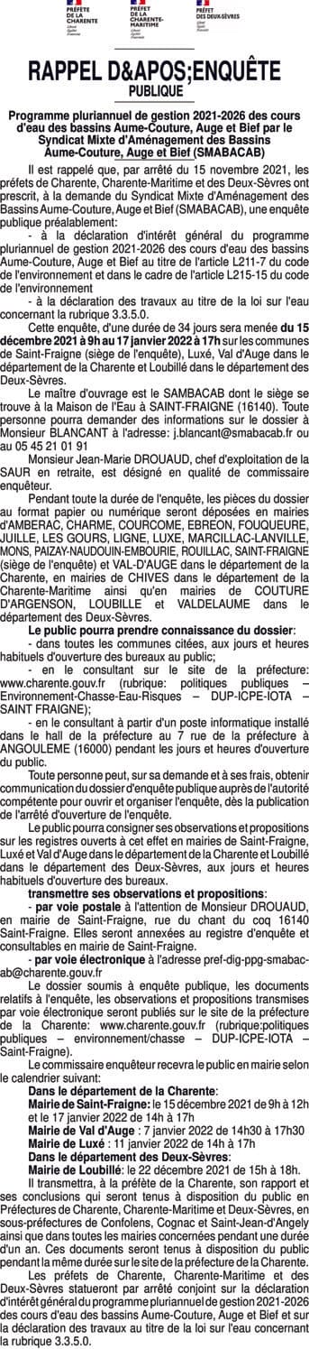 Contenu publication