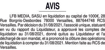 Contenu publication