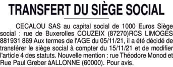 Contenu publication