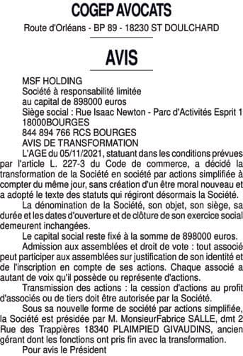 Contenu publication