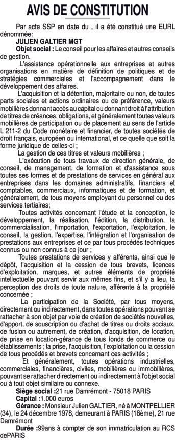 Contenu publication