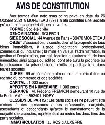 Contenu publication