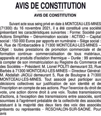 Contenu publication