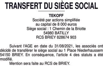 Contenu publication