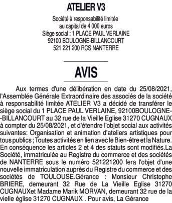 Contenu publication