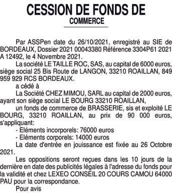 Contenu publication