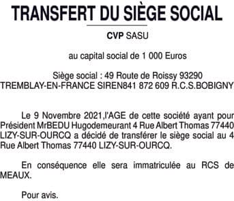 Contenu publication