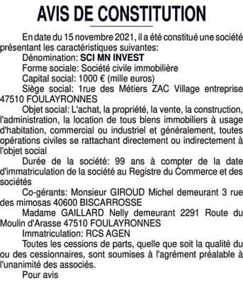 Contenu publication
