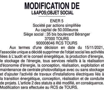 Contenu publication
