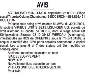 Contenu publication
