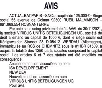 Contenu publication