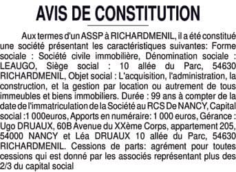 Contenu publication