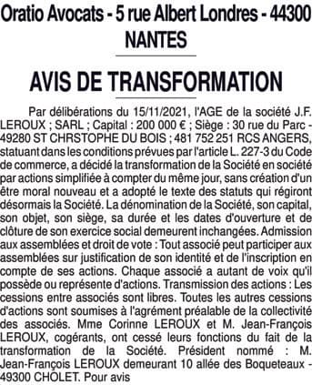 Contenu publication