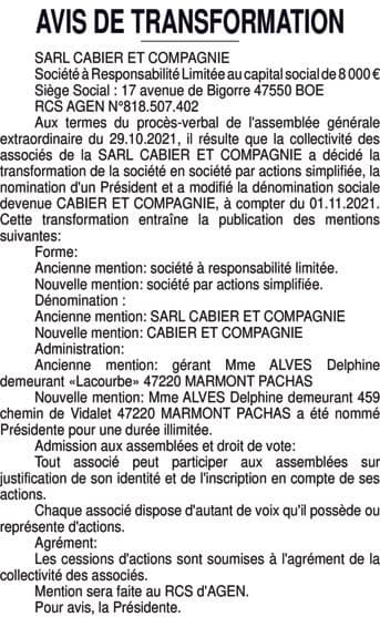 Contenu publication