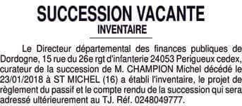 Contenu publication