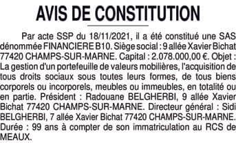 Contenu publication