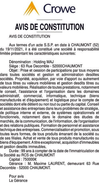 Contenu publication