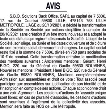 Contenu publication