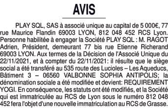 Contenu publication