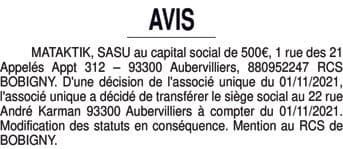 Contenu publication