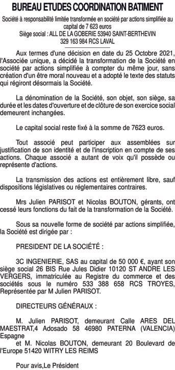 Contenu publication