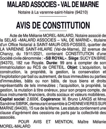 Contenu publication