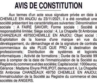 Contenu publication