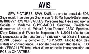 Contenu publication