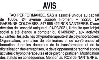 Contenu publication