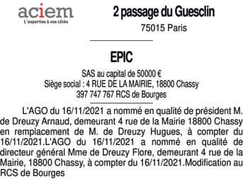 Contenu publication