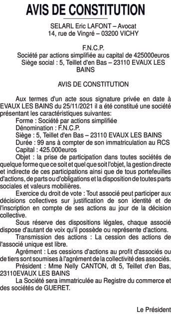 Contenu publication