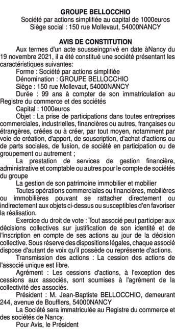 Contenu publication