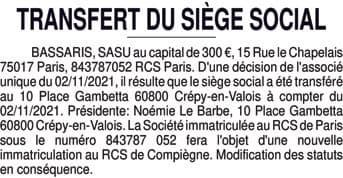 Contenu publication