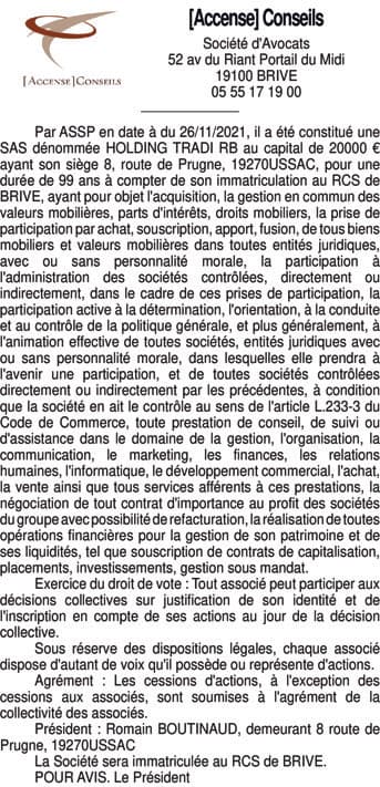 Contenu publication