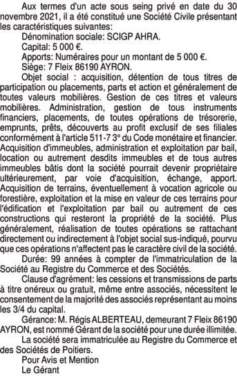 Contenu publication