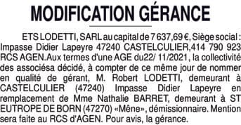Contenu publication