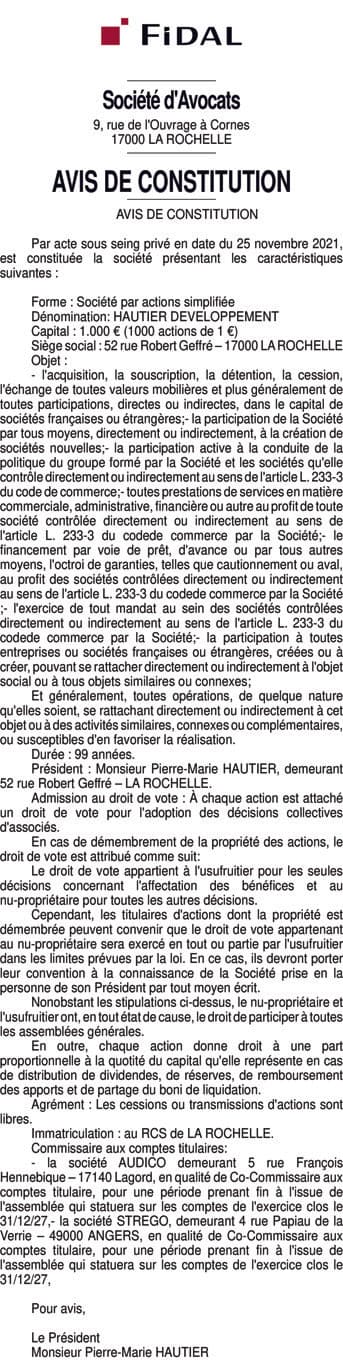 Contenu publication