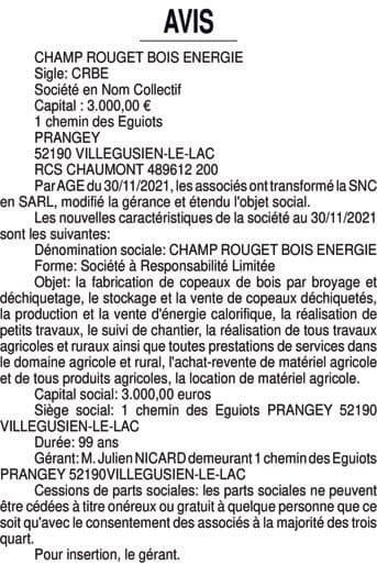 Contenu publication
