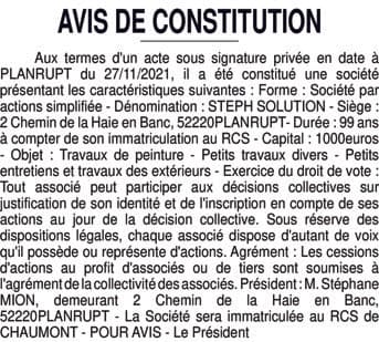 Contenu publication