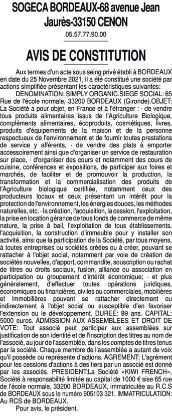 Contenu publication