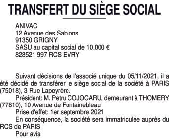 Contenu publication