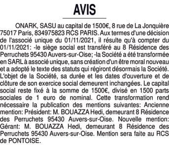 Contenu publication