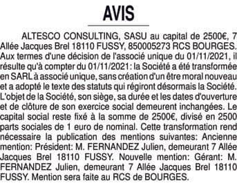 Contenu publication