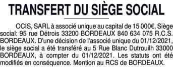 Contenu publication