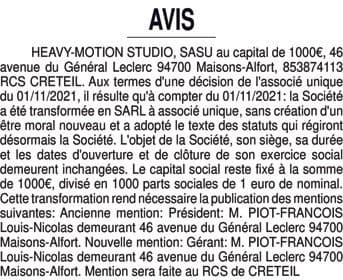 Contenu publication