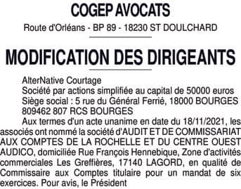 Contenu publication
