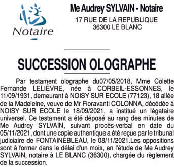 Contenu publication
