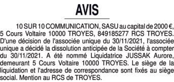 Contenu publication