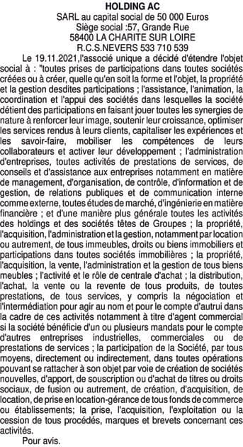 Contenu publication