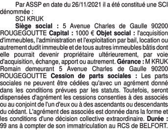 Contenu publication